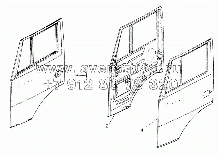 53205-6100015 Дверь левая