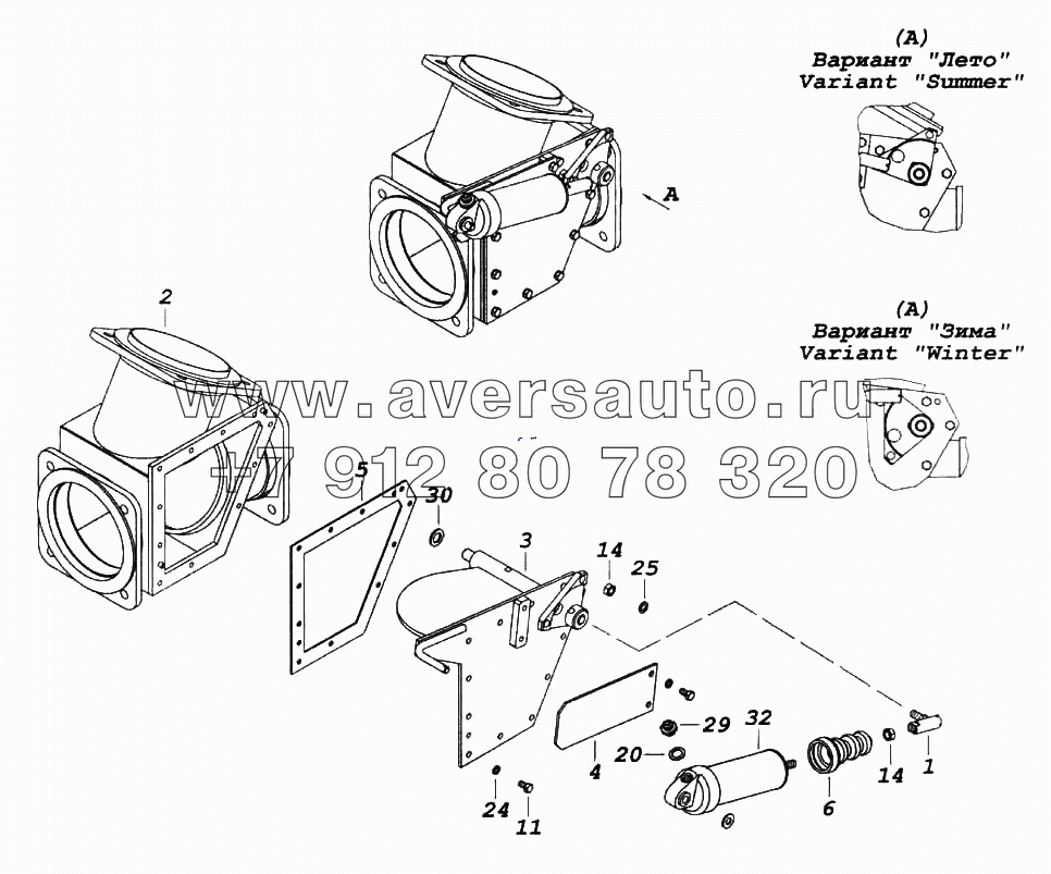 Коробка переключения газов