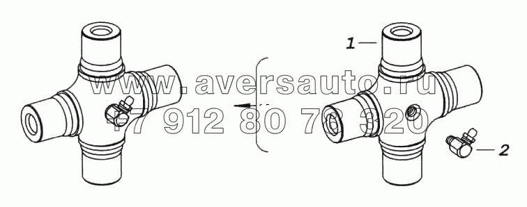 Крестовина карданного вала