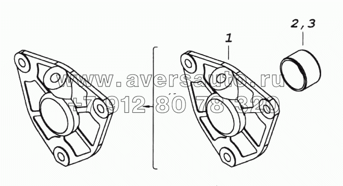 Крышка задняя в сборе