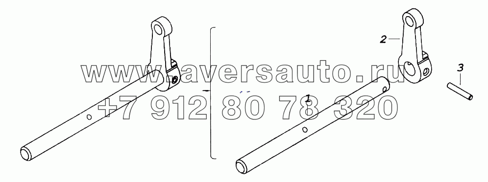 Вал заслонки