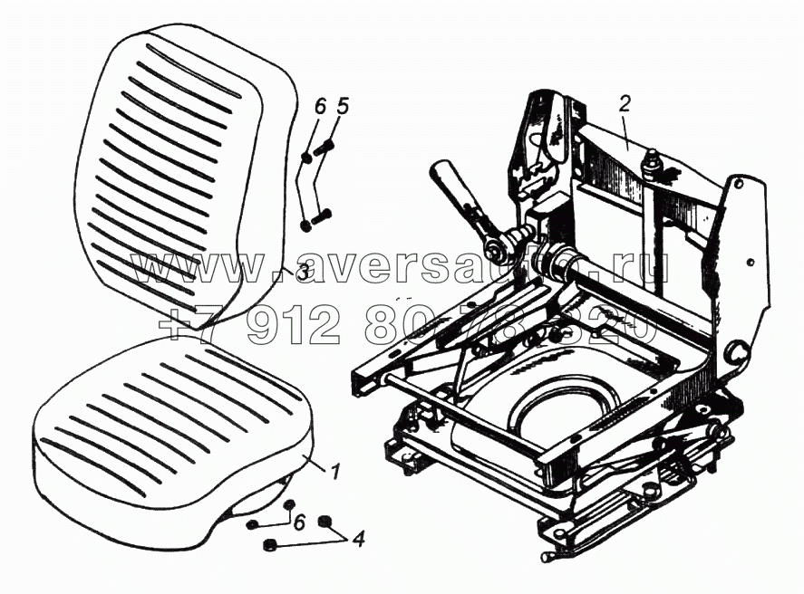 Сиденье водителя