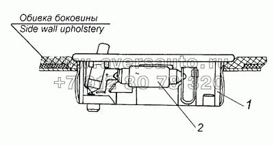 54105-3714002-24 Установка плафона освещения спального места