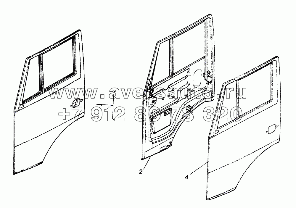 Дверь левая