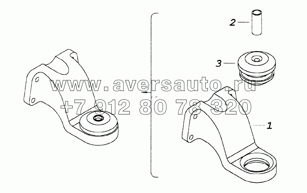 Кронштейн передней опоры