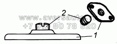 Заглушка водяной полости в сборе
