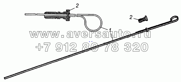 Указатель уровня в сборе