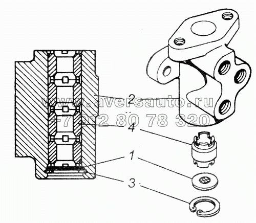 Корпус крана в сборе