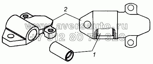 Ушко с втулкой в сборе
