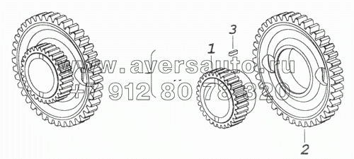 7406.1029115 Шестерня, ведущая в сборе