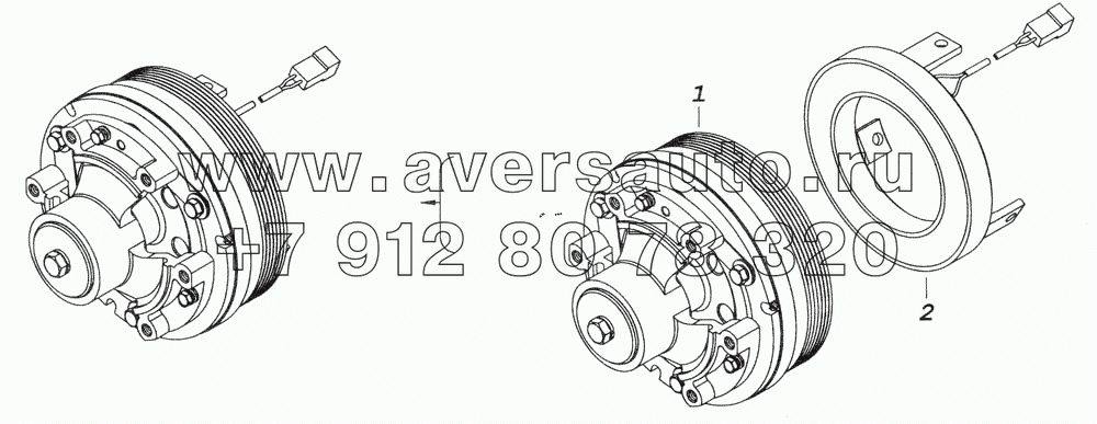 740.30-1317500 Муфта электромагнитная привода вентилятора