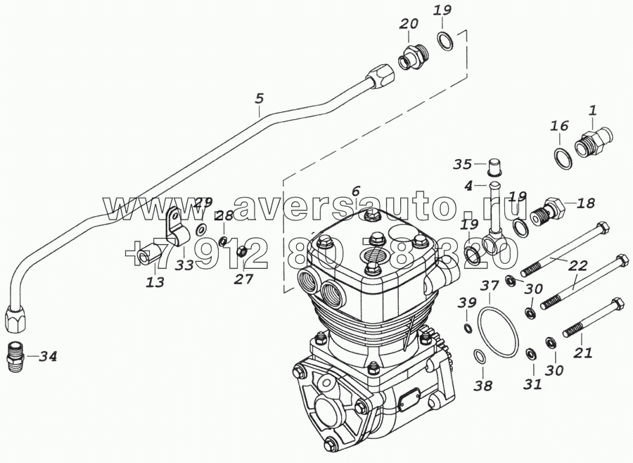 7406.3509003-10 Установка компрессора