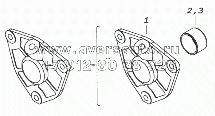 53205-3509088 Крышка задняя в сборе