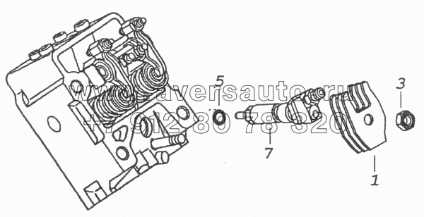 740.50-1112000 Установка форсунки