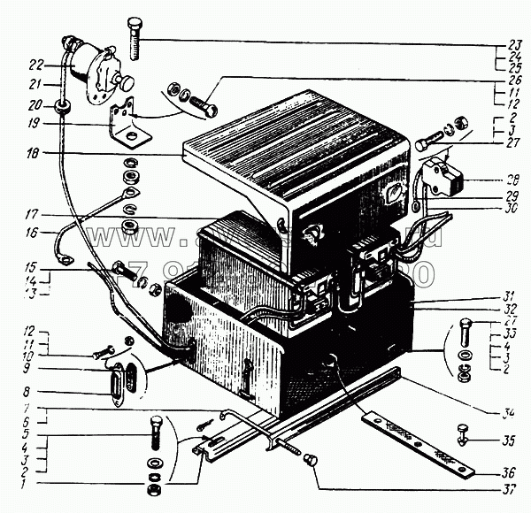 Аккумуляторные батареи (КрАЗ-6443, 65032)