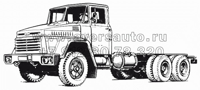 Автомобильное шасси КрАЗ-65101