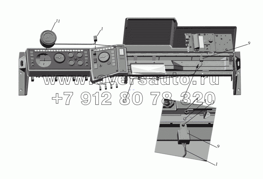 Установка спидометра 437030-3800004