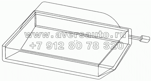 Установка плафона освещения кабины