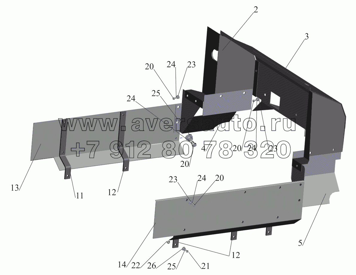 Установка шумоизоляционных экранов 630208-1061003-005