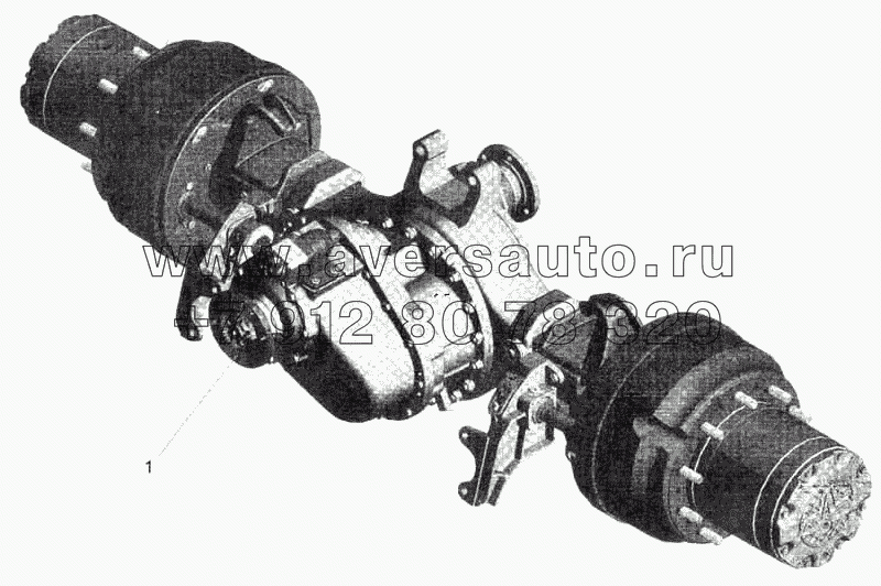 Мост средний автомобилей МАЗ-630308, МАЗ-630305, МАЗ-630303