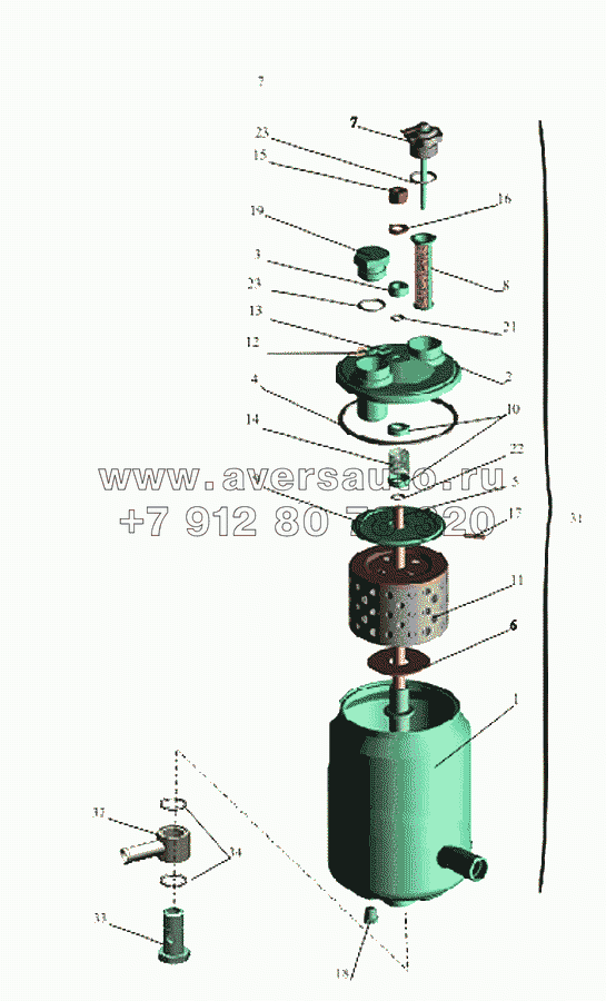 Бак масляный 64221-3410008