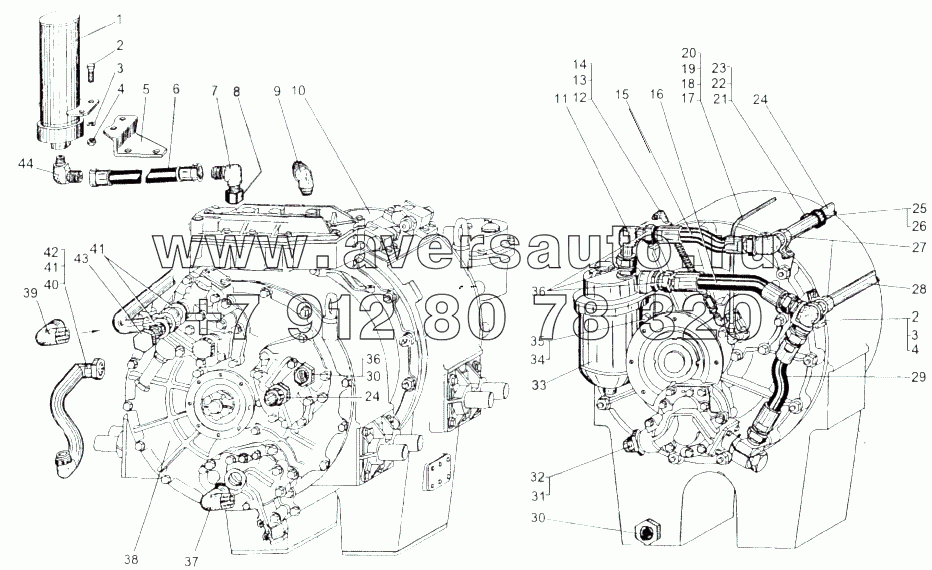 Гидротрансмиссия 543-1700011