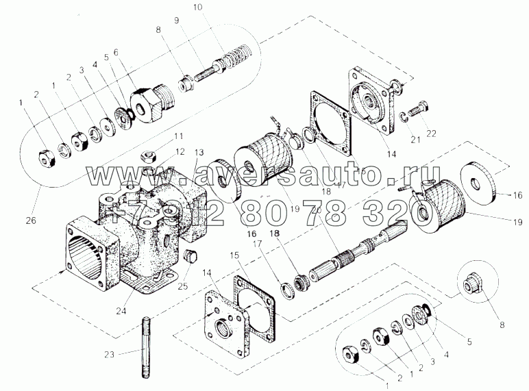 Механизм блокировки 535А-1512320-31