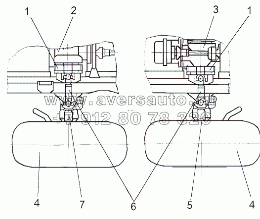 Привод передних колес 543-2300005