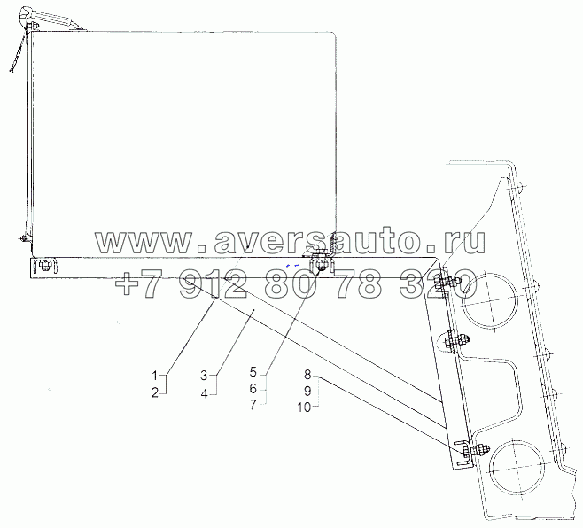 Установка ящика I и ящика II 543А-3900027, 543А-3900032