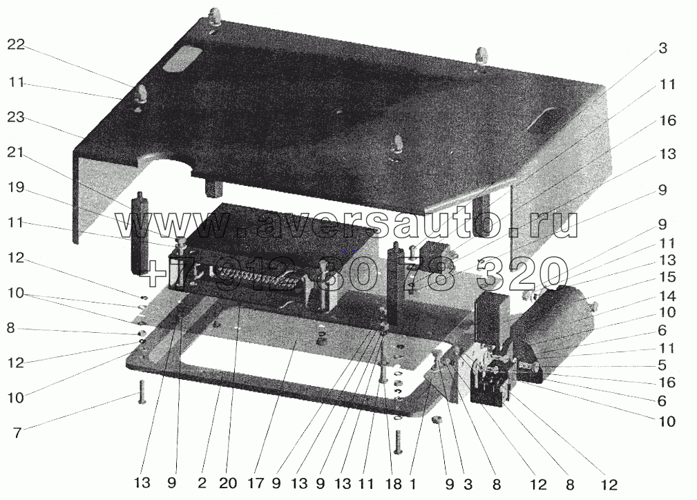 Установка электронных блоков АБС БПО «ЭКРАН» на автомобилях МАЗ-555102, 551605, 551603