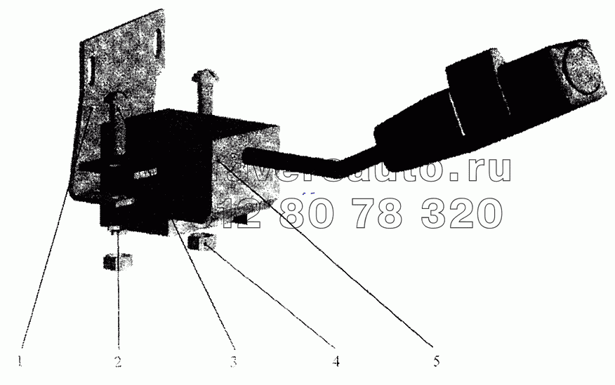 Подрулевой переключатель автомобилей МАЗ-544020/643028