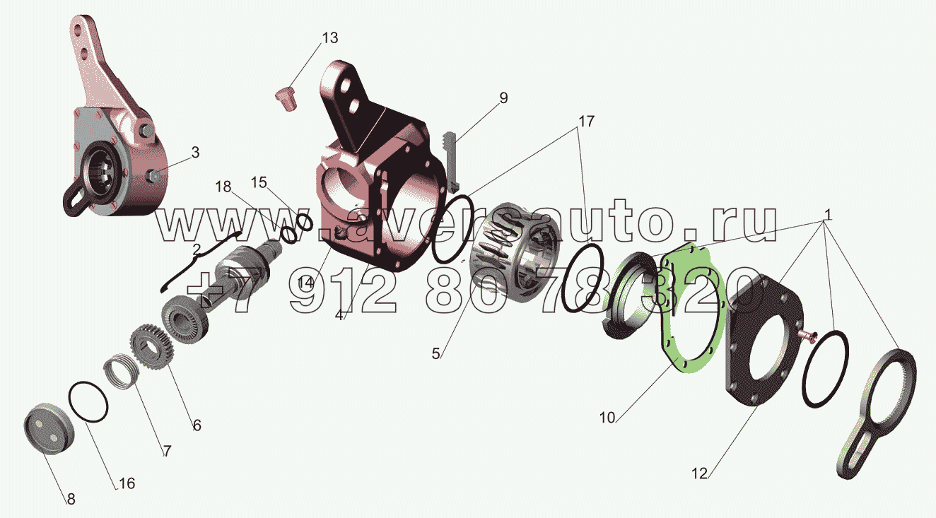 Рычаг регулировочный 103-3501136-10