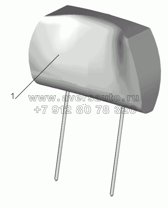 Установка подголовника 6430-6800030