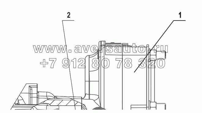 Установка коробки отбора мощности 5440Е9-8600007-069