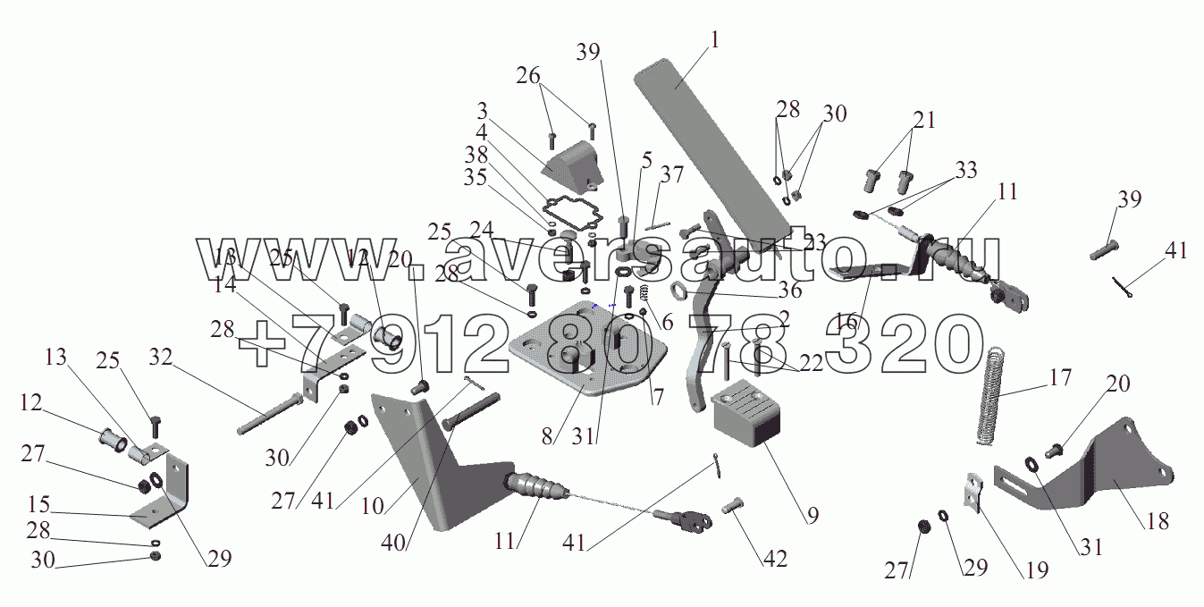 Привод управления двигателем 543208-1108002