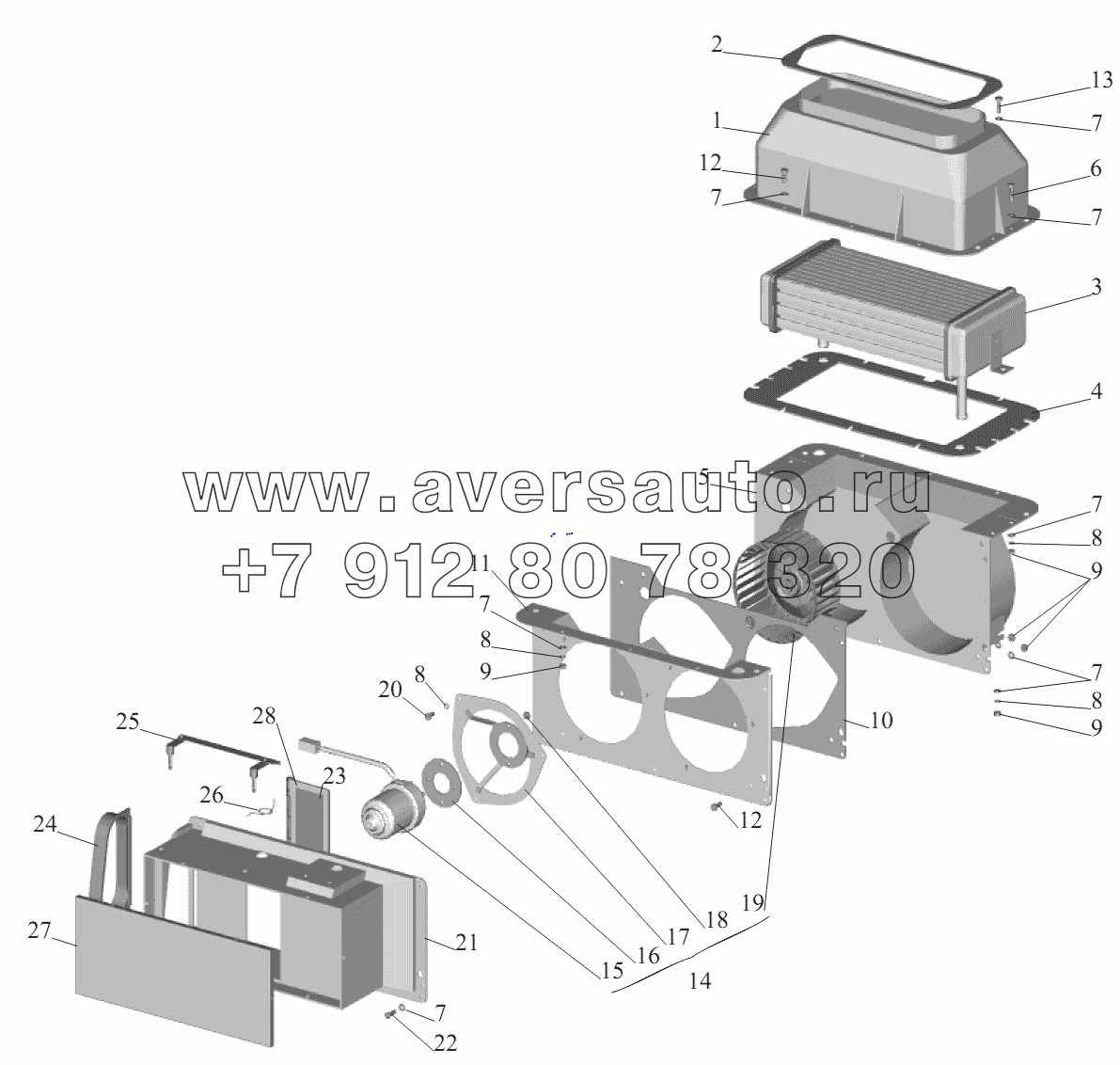 Отопитель 64221-8101010