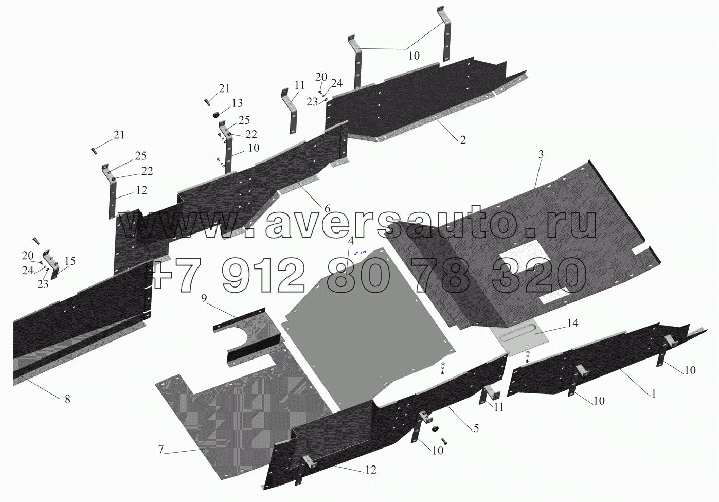 Установка шумоизоляционных экранов 630308-1061004