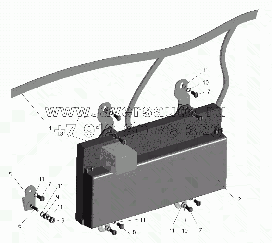 Установка коммутационной аппаратуры