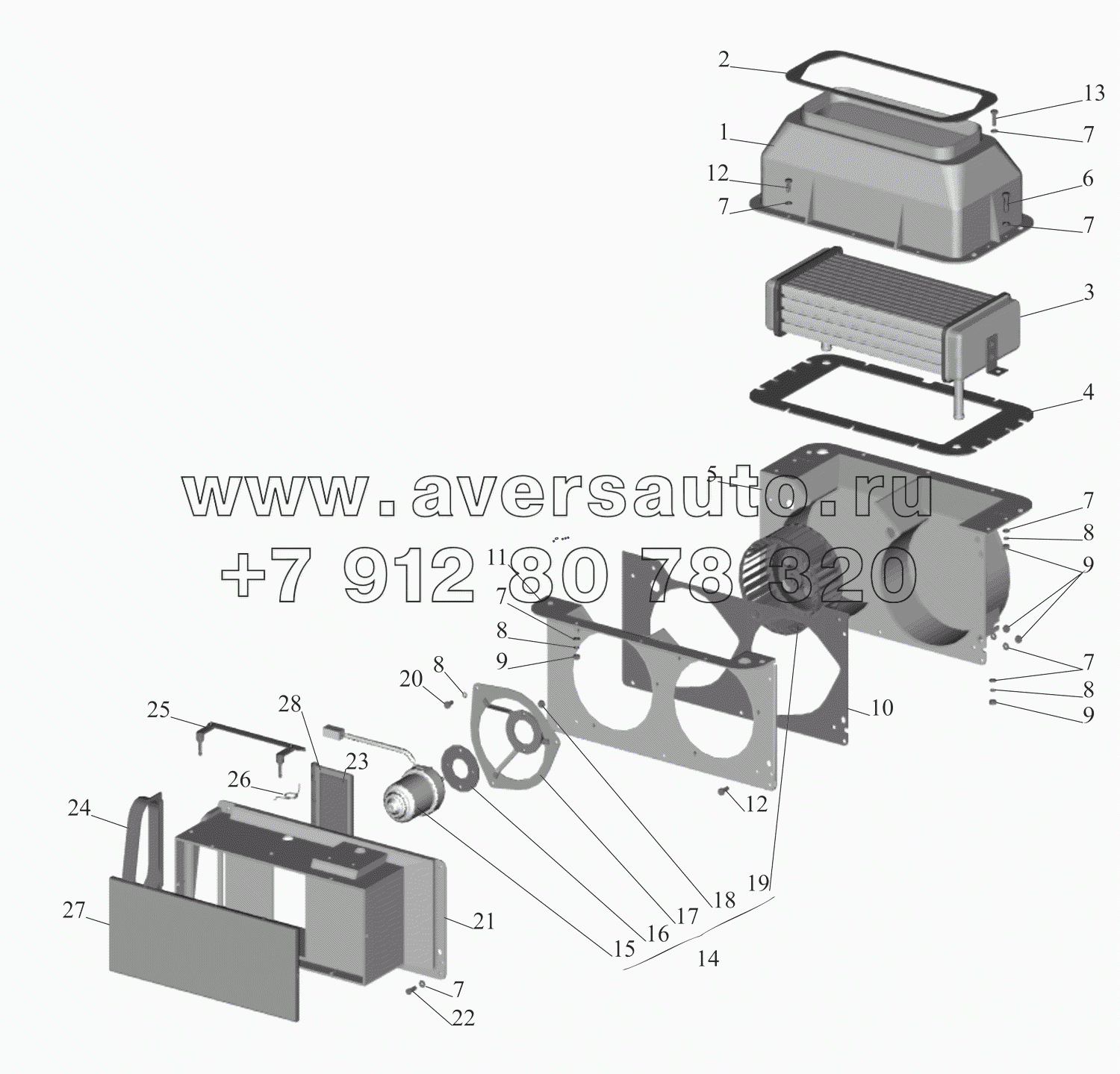 Отопитель 64221-8101010