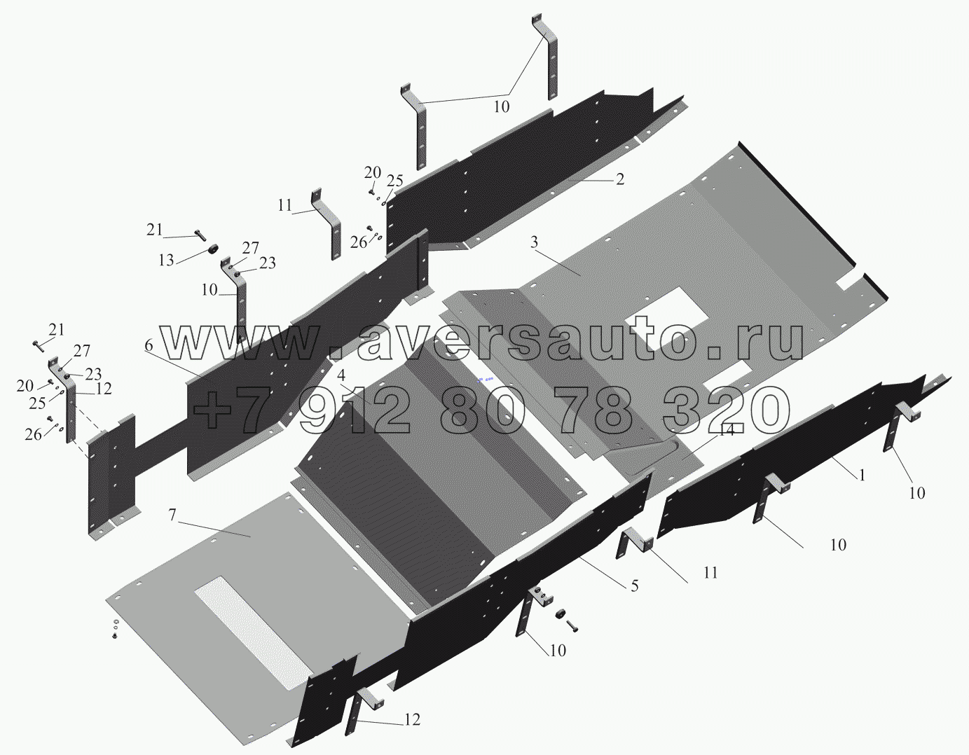 Установка шумоизоляционных экранов 551608-1061004