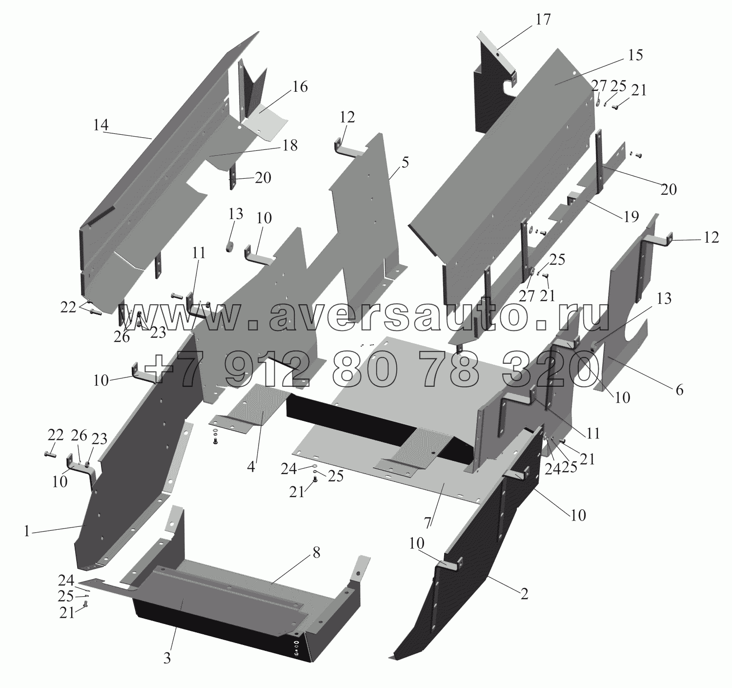 Установка шумоизоляционных экранов 551669-1061002-050