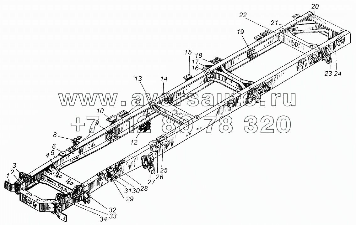 Рама МАЗ-5335