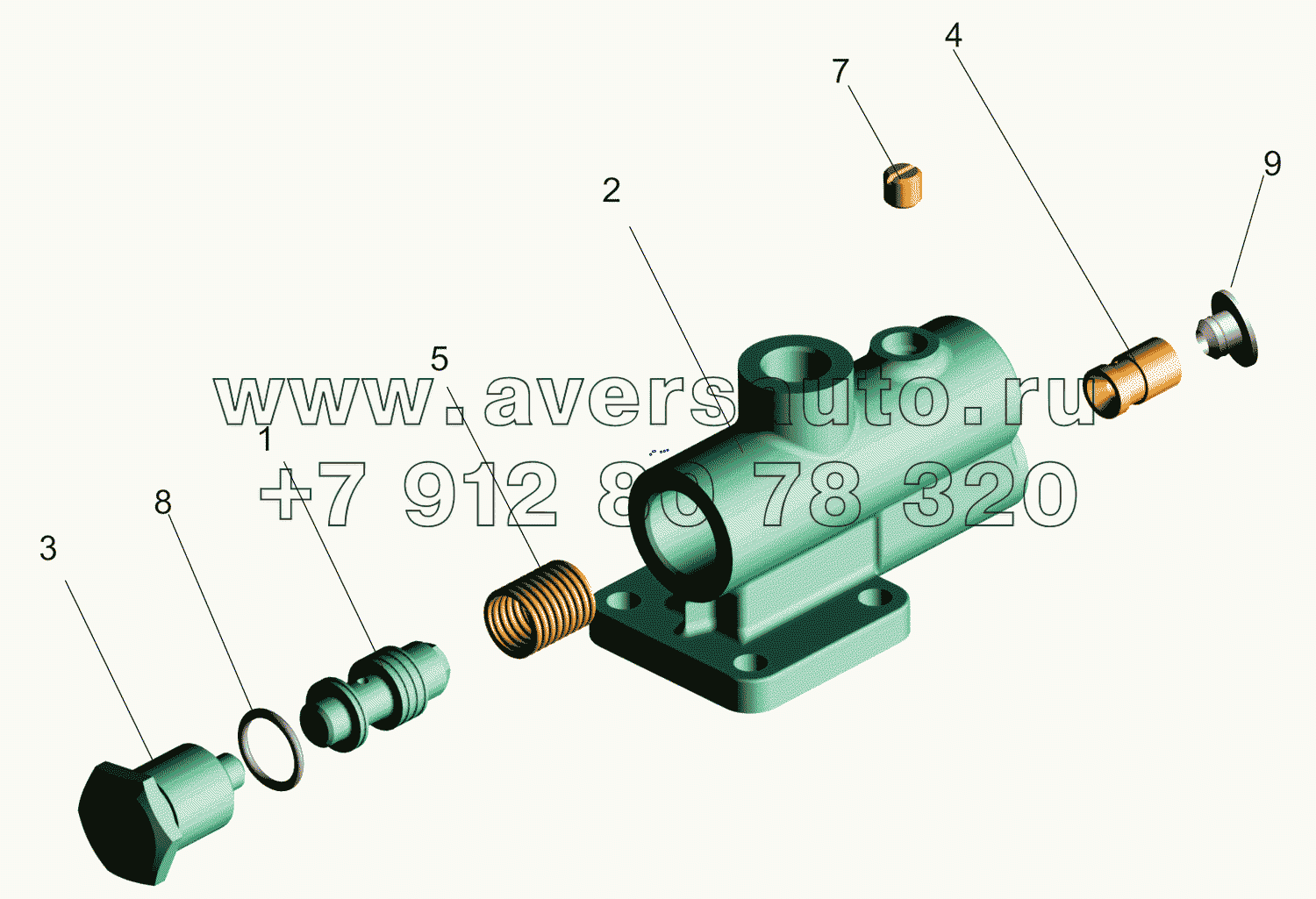 Клапан расхода и давления 5336-3407260