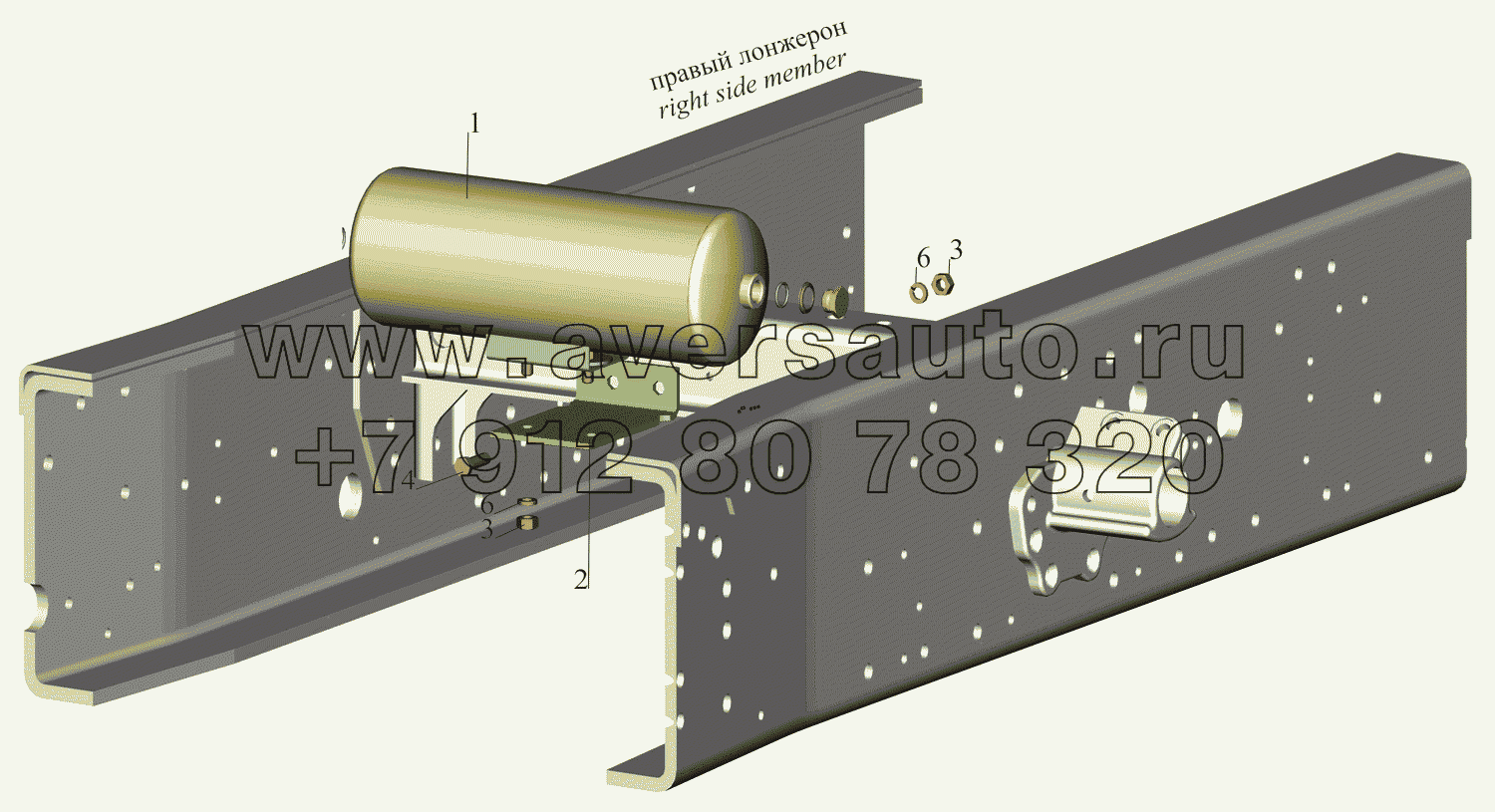 Установка ресивера 544003-3513005