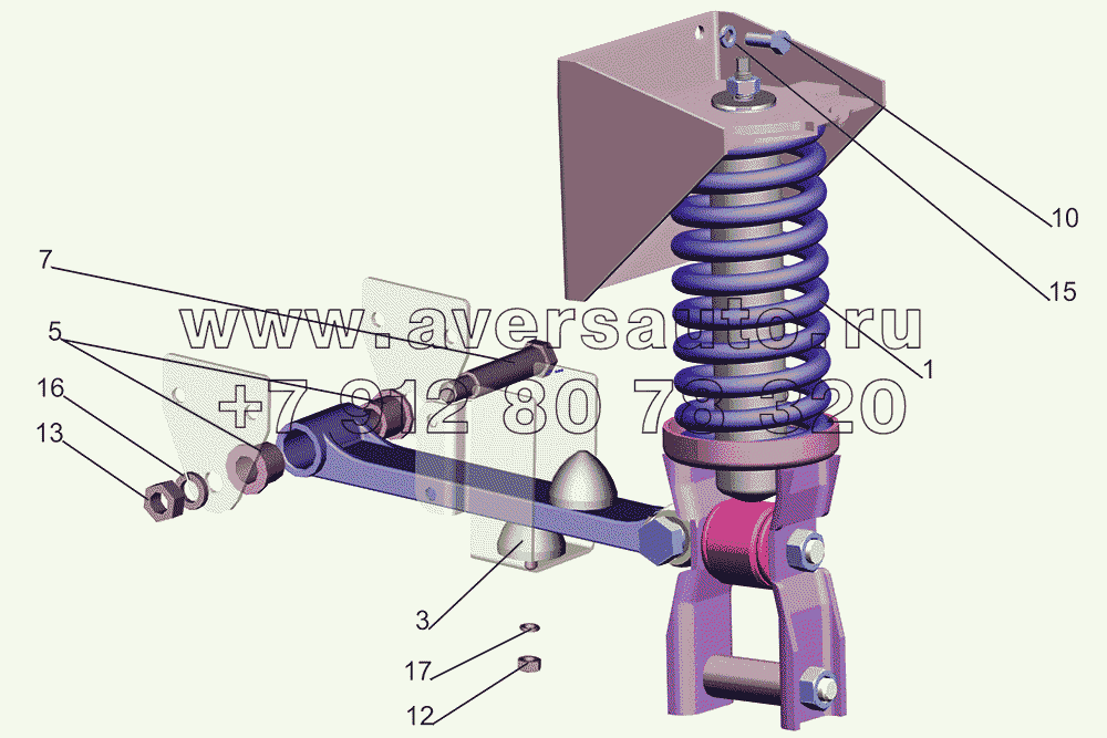 Заднее подрессоривание 6501-5001800-010