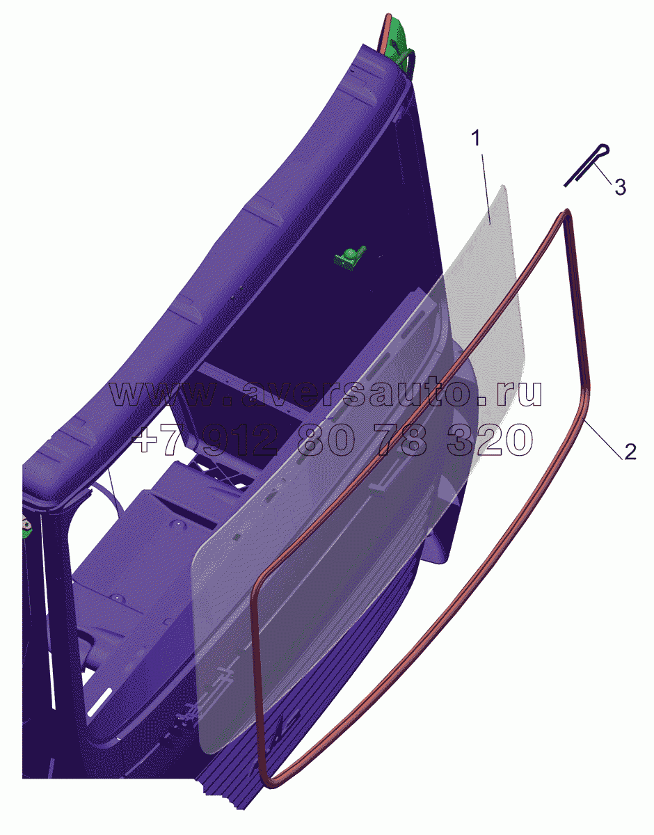 Установки стекла 6430-5200010