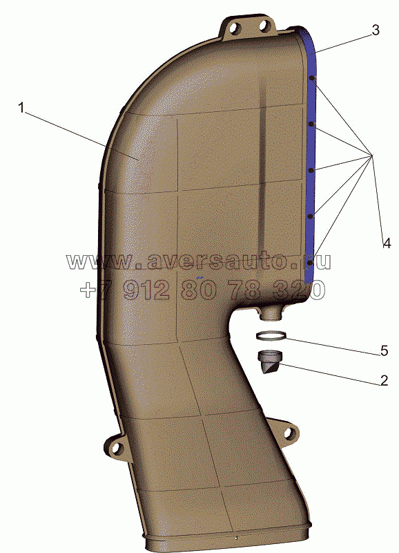 Воздухозаборник 650119-1109025