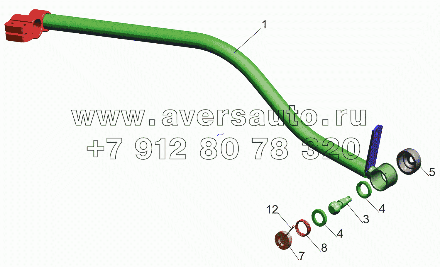 Хвостовик 5550V3-1703448-000