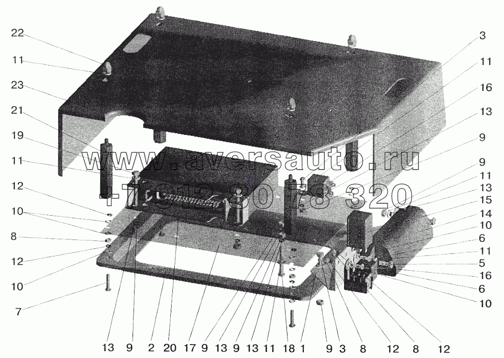 Установка электронных блоков АБС БПО «ЭКРАН» на автомобилях МАЗ-555102, 551605, 551603