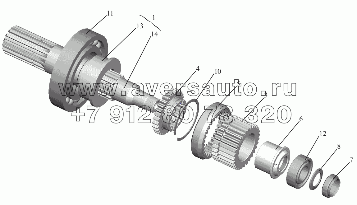 Вал 5337-1717017